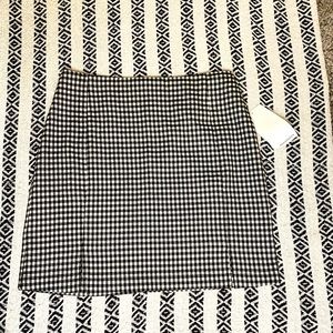 NWT High rise gingham skirt! π€